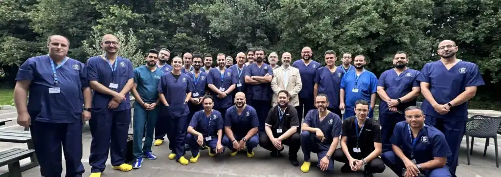 الاستاذ الدكتور اسامه شعير رئيس جمعية الشرق الاوسط يترأس دورة تدريبية لجراحات الدعامة الذكرية في Amsterdam Prof.Dr. Osama Shaeer Presides over a penile implant masterclass in Amsterdam