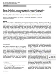 دعامة العضو الذكري مع إطالة القضيب
